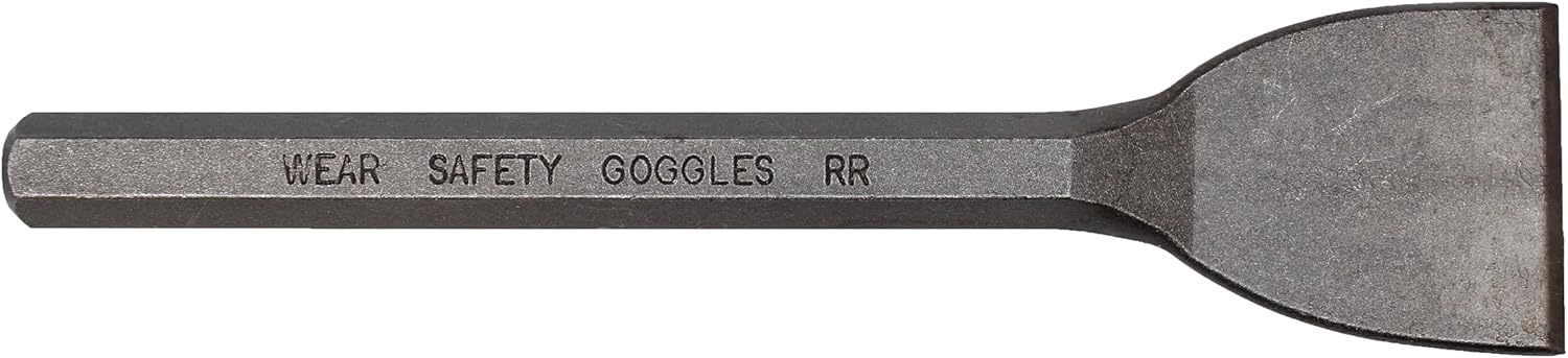 Mayhew Tools 35602 Mason Chisel, 1-3/4" x 7-1/2" Carded, Shot Blast Finish - Image 3