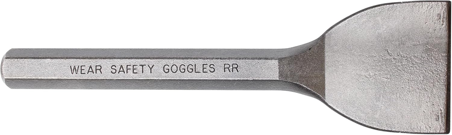 Mayhew Tools 35702 Mason Chisel, 2-1/4" x 7-3/4" Carded, Shot Blast Finish - Image 4