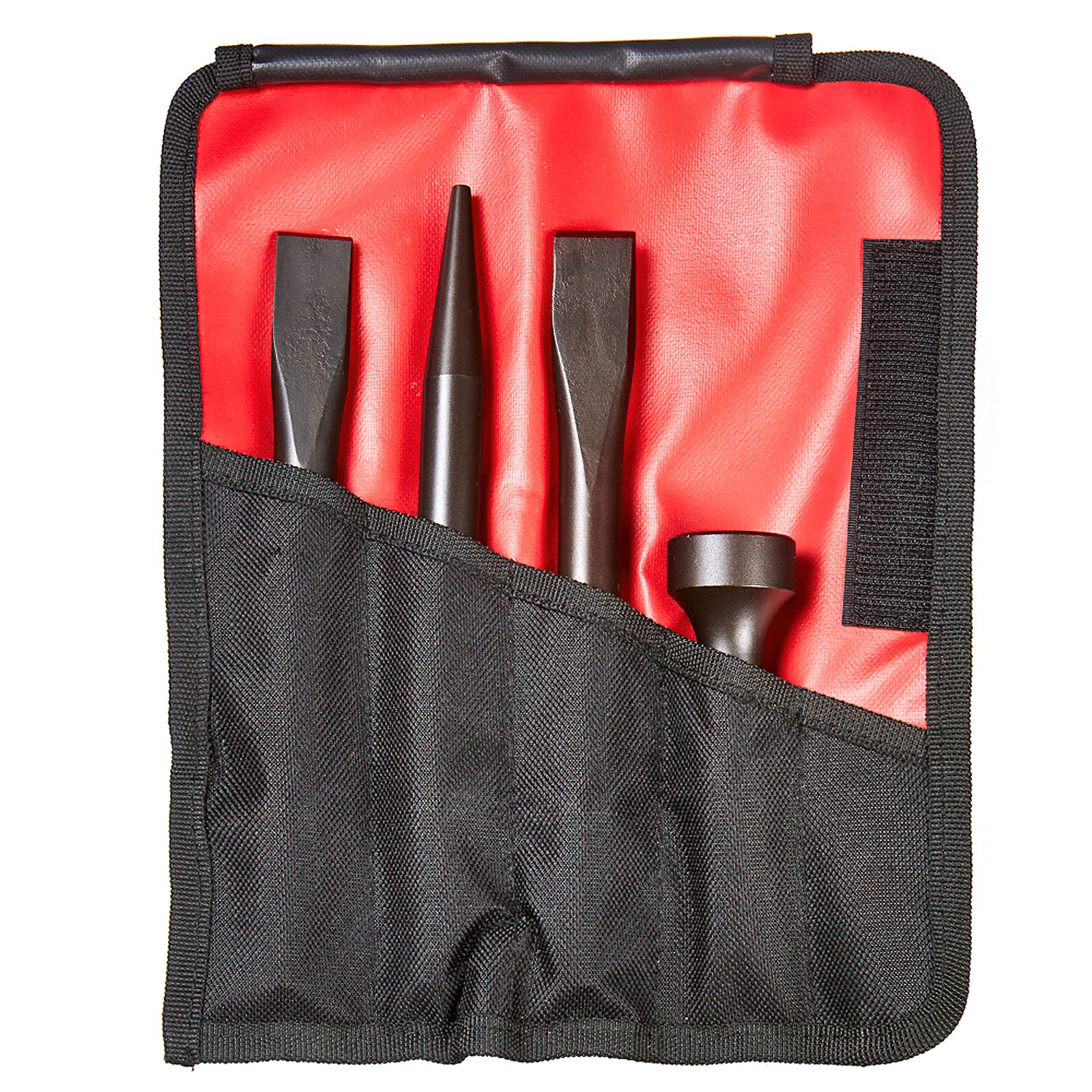 Mayhew Tools 37326 Pneumatic .498 Shank Heavy-Duty Set, 4-Piece, Black Oxide Finish