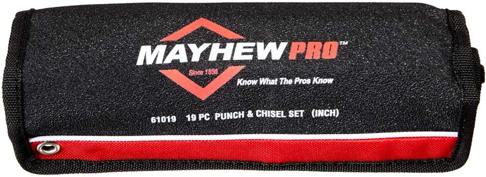 Mayhew Tools 61019 Punch and Chisel Set, 19-Piece, Black Oxide Finish - Image 4