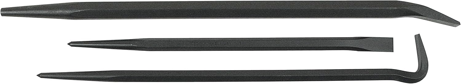 Mayhew Tools 61306 Line-Up Pry Bar Set, 3-Piece, Black Oxide Finish - Image 2
