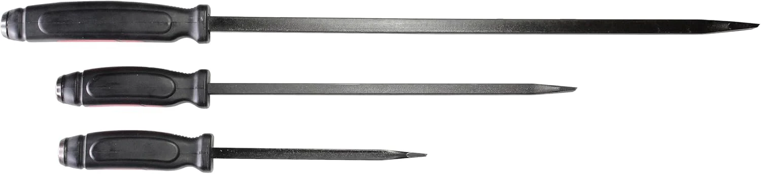 Mayhew Tools 61354 Dominator Pry Bar Set, 3-Piece Straight, Black Oxide Finish - Image 3