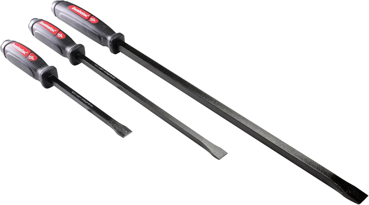 Mayhew Tools 61354 Dominator Pry Bar Set, 3-Piece Straight, Black Oxide Finish - Image 4
