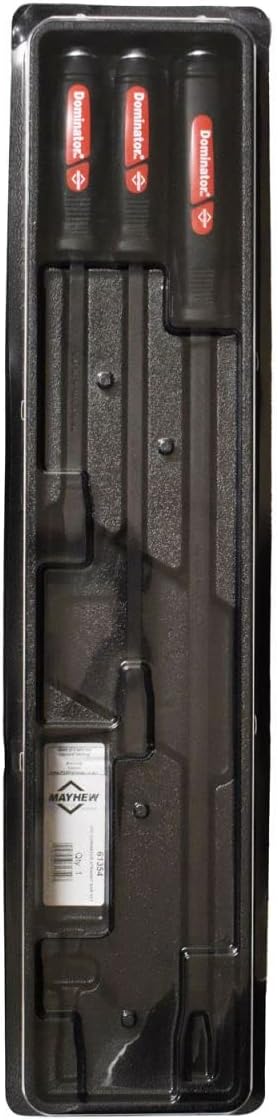 Mayhew Tools 61354 Dominator Pry Bar Set, 3-Piece Straight, Black Oxide Finish - Image 6