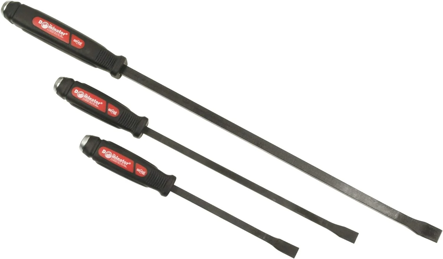 Mayhew Tools 61355 Dominator Pry Bar Set, 3-Piece Curved, Black Oxide Finish - Image 2