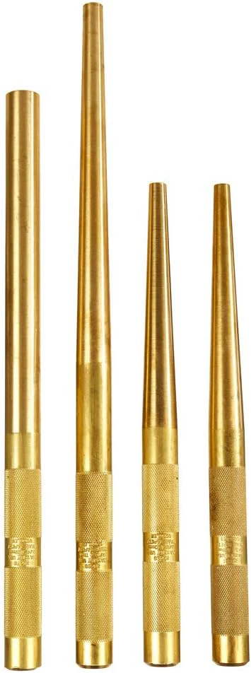 Mayhew Tools 61363 X-Long Brass Punch Set, 4-piece, multi, one size - Image 2