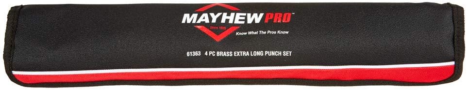 Mayhew Tools 61363 X-Long Brass Punch Set, 4-piece, multi, one size - Image 5