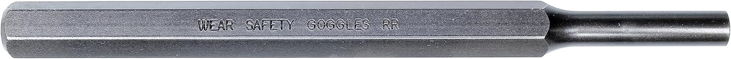 Mayhew Tools 71019 SAE Pin Punch, 5/16 x 1.25" Pin, 6" OAL x 7/16" Body, Shot Blast Finish - Image 2