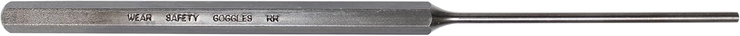 Mayhew Tools 71500 SAE Pin Punch, 1/8 x 3" Pin, 8" OAL x 5/16" Body, Shot Blast Finish - Image 2