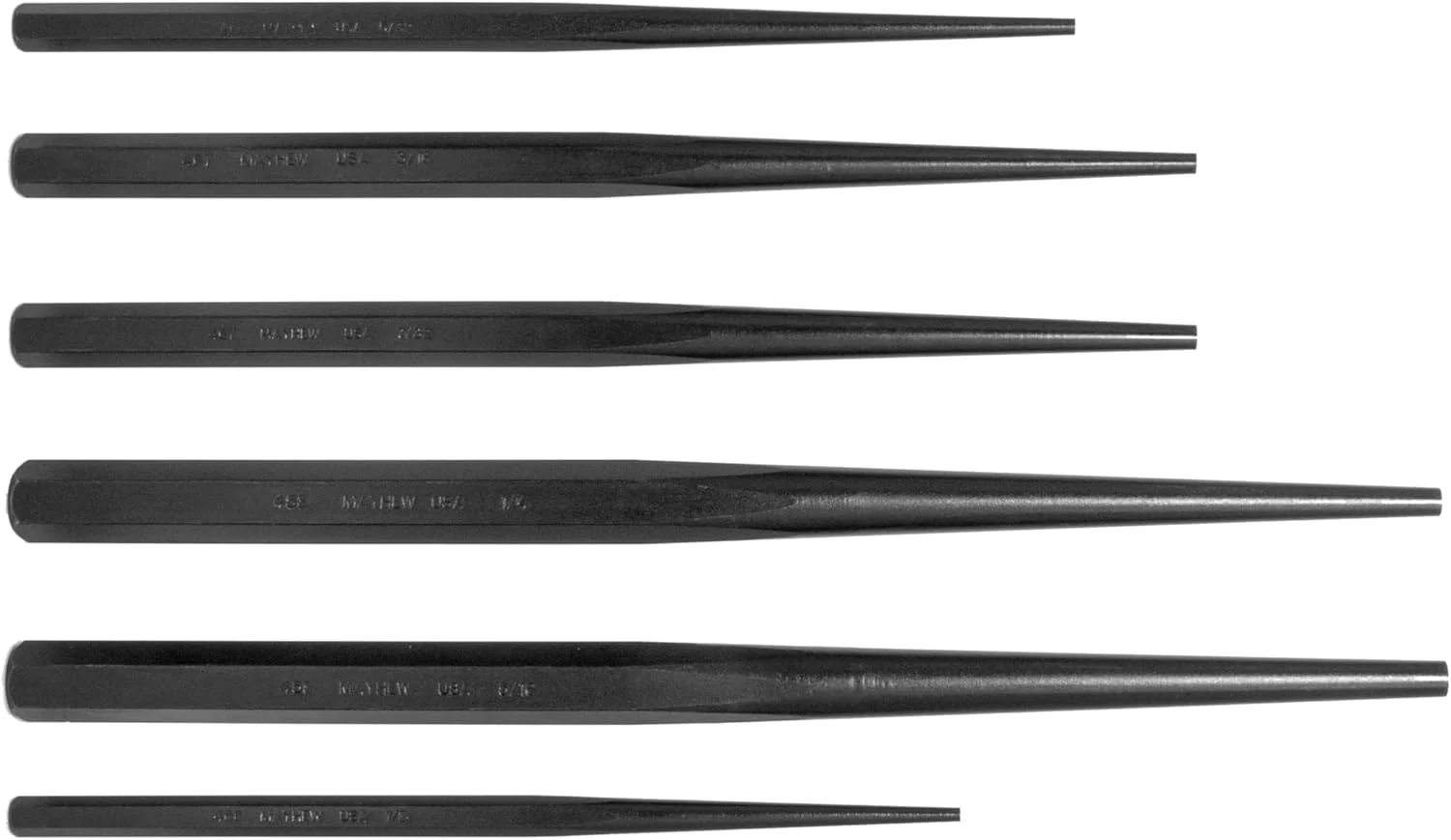 Mayhew Tools Pro 61811 Alignment Punch Set, 6-Piece, multi, one size - Image 2