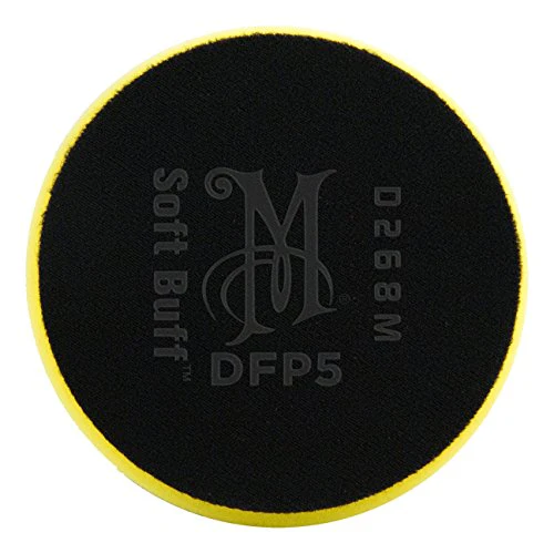 Meguiar’s 5” Soft Buff DA Foam Polishing Disc DFP5 - Hook and Loop Pad for Use with a 5” DA Backing Plate, Dual Action Polisher, and Light Cleaner or Polish to Enhance Shine - Image 3