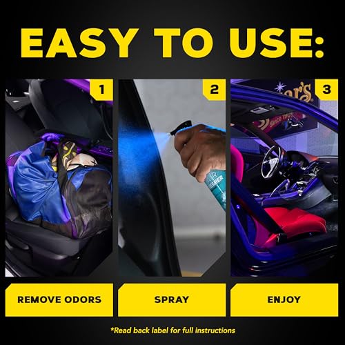 Meguiar’s Air Re-Fresher Odor Fighting Spray - New Car Scent - Convenient Car Air Freshener that Instantly Fights Odors and Leaves Behind a Long-Lasting New Car Scent, 8 Oz Trigger Spray - Image 6