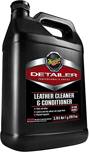Meguiar’s Professional Leather Cleaner & Conditioner D18001 - 1 Gallon Leather Cleaner & Conditioner Specifically Formulated for Automotive Leather Care, Delivers Professional Results, 128 Oz - Image 3