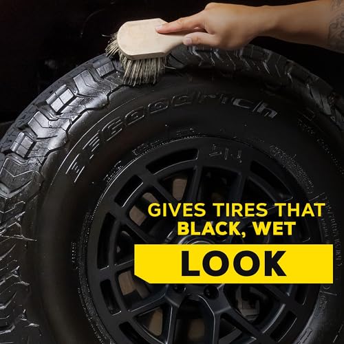 Meguiar’s Ultimate Insane Shine Tire Spray - Premium Tire Dressing that Delivers a Lasting High Gloss Wet Look and is Easy to Use; Advanced Tire Shine that Bonds for a Long-Lasting Finish, 24 Oz Spray - Image 3