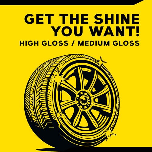 Meguiar’s Ultimate Insane Shine Tire Spray - Premium Tire Dressing that Delivers a Lasting High Gloss Wet Look and is Easy to Use; Advanced Tire Shine that Bonds for a Long-Lasting Finish, 24 Oz Spray - Image 4