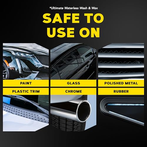 Meguiar’s Waterless Wash Kit - This Premium Car Detailing Kit Gently Removes Dirt and Grime, Adds Shine and Protects Several Surfaces on Your Car Without Water – Get Amazing Results Detailing Anywhere - Image 3