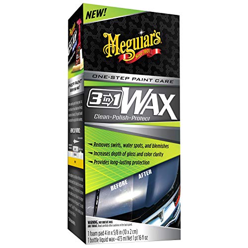 Meguiar's 3 In 1 Wax - Advanced Cleaner Wax that Blends Defect and Scratch Removal, Car Polishing for a High Gloss, and Long-Lasting Paint Protection All in One Step, 16 Oz - Image 2