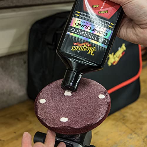 Meguiar's 5" Soft Buff DA Foam Cutting Disc - Hook and Loop Foam Detailing Pad for Removing for Removing Swirls, Scratches, and Oxidation - for use with 5" DA Backing Plate and DA Polisher, 1 Disc - Image 4