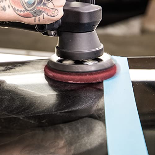 Meguiar's 5" Soft Buff DA Foam Cutting Disc - Hook and Loop Foam Detailing Pad for Removing for Removing Swirls, Scratches, and Oxidation - for use with 5" DA Backing Plate and DA Polisher, 1 Disc - Image 7
