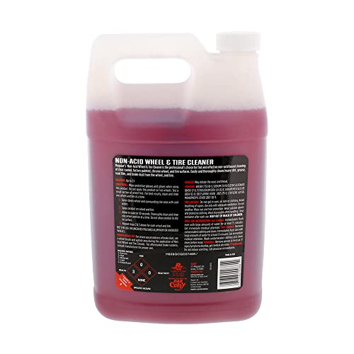 Meguiar's D14301 Non Acid Tire and Wheel Cleaner, Pre-Diluted, No Mixing Required Car Wheel Cleaner - 1 Gallon Wheel Cleaner 128 Fl Oz - Image 3