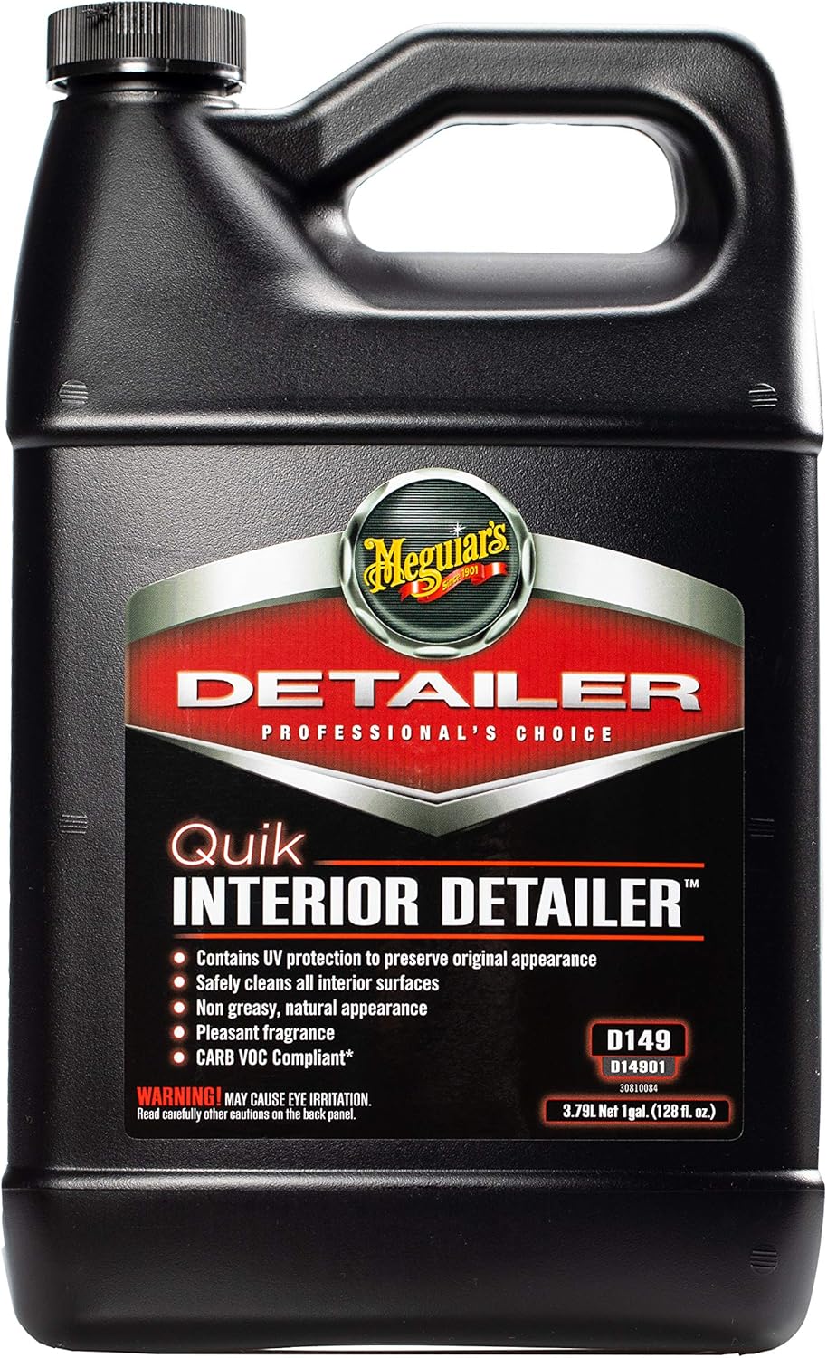 Meguiar's | D14901 | Meguiar's D14901 Detailer Quik Interior Detailer 3.79L safely cleans all interior surfaces - Image 4