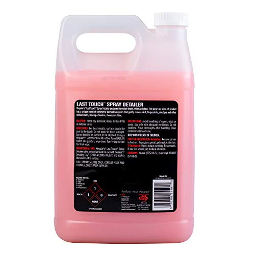 Meguiar's D15501 Last Touch Spray Detailer, Great for Use as Clay Lubricant, creates a Showroom Shine, Removes Dust, Smudges, Fingerprints and More, Versatile Use and Enhances Protection, 1 Gallon - Image 2