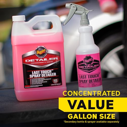 Meguiar's D15501 Last Touch Spray Detailer, Great for Use as Clay Lubricant, creates a Showroom Shine, Removes Dust, Smudges, Fingerprints and More, Versatile Use and Enhances Protection, 1 Gallon - Image 6