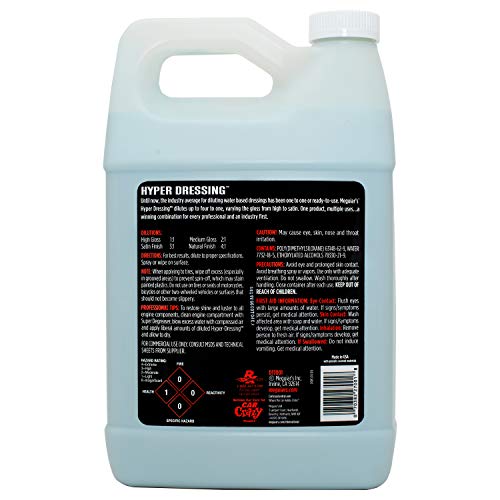 Meguiar's D17001 Hyper Dressing - 1 Gallon – Give Your Car’s Trim Pieces the Best Shine & Gloss - Image 3