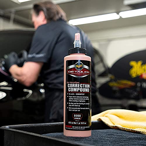 Meguiar's DA Microfiber Correction Compound D30016 - Pro Car Scratch Remover, for Use with a DA Polisher and Microfiber Cutting Disc, Remove Swirls, Scratches, Water Spots, and Oxidation, 16 Oz - Image 4
