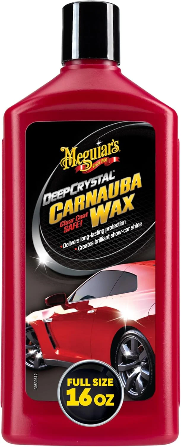 Meguiar's Deep Crystal Carnauba Wax, High-Grade Carnauba Liquid Car Wax for Long-Lasting Protection, Block Out the Elements, 16 Oz Bottle - Image 2