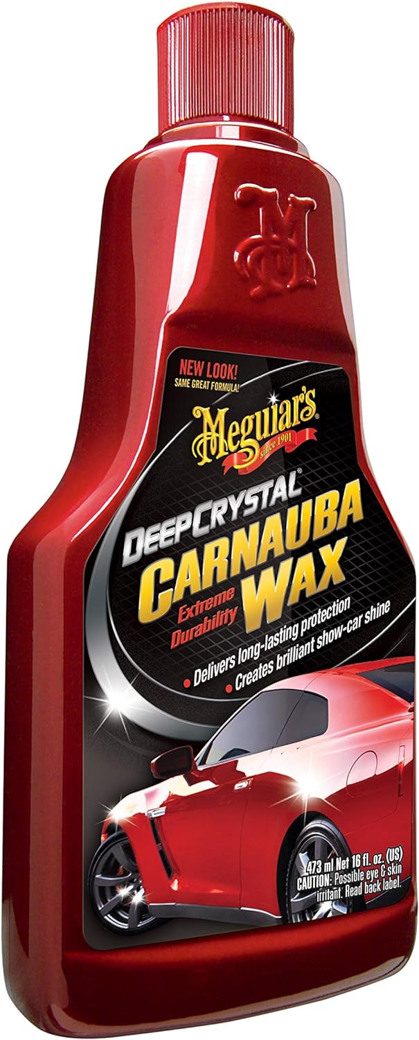 Meguiar's Deep Crystal Carnauba Wax, High-Grade Carnauba Liquid Car Wax for Long-Lasting Protection, Block Out the Elements, 16 Oz Bottle - Image 3