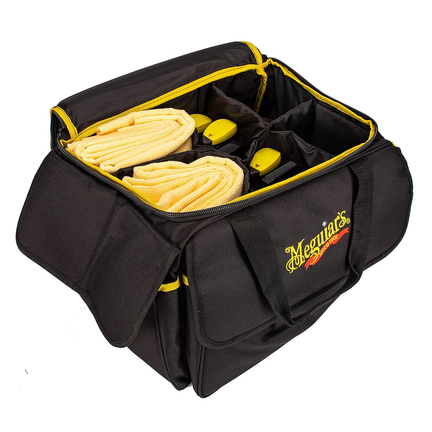Meguiar's X210400 Detailing Bag - Premium Car Bag and Detailing Supply Organizer, Black - Image 4
