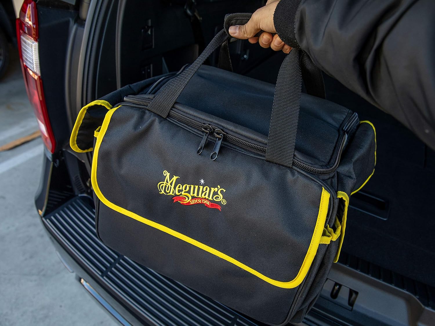 Meguiar's X210400 Detailing Bag - Premium Car Bag and Detailing Supply Organizer, Black - Image 5