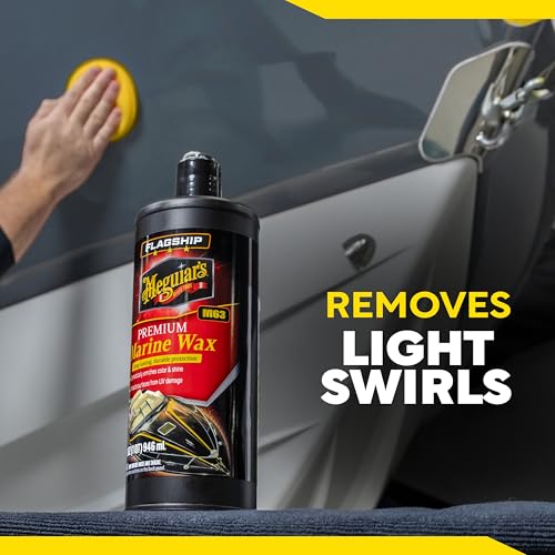 Meguiar's Flagship Premium Marine Wax, Boat Polish and Oxidation Remover - 32 Oz Bottle (Packaging May Vary) - Image 7