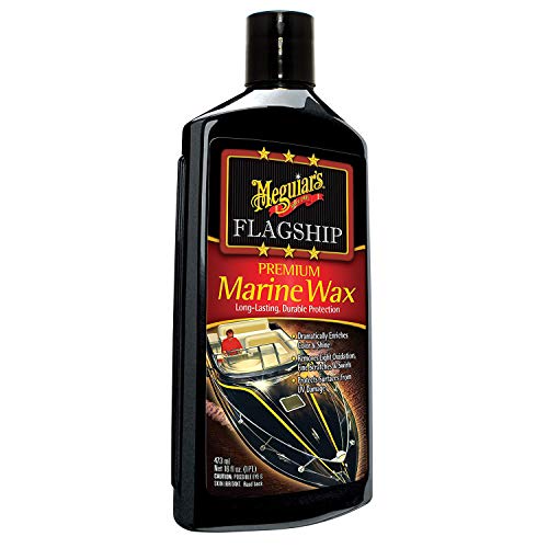 Meguiar's Flagship Premium Marine Wax M6316 - Synthetic RV and Boat - Durable Fiberglass and Gel Coat Protection for a Long-Lasting Shine - Professional-Grade with UV Protection, 16 Oz Liquid - Image 2