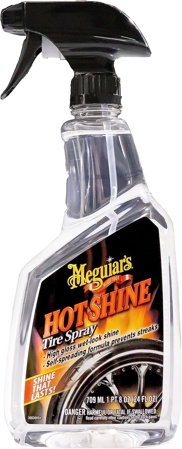 Meguiar's G1224 Hot Shine Tire Spray - 24 Oz Spray Bottle - Image 2