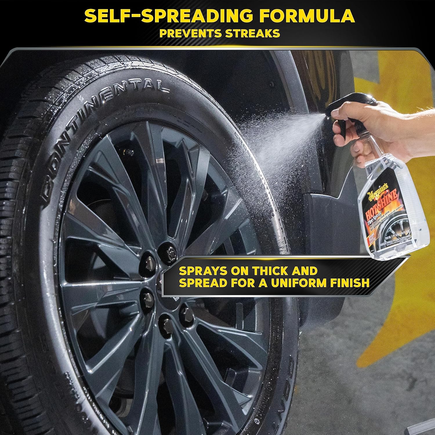 Meguiar's G1224 Hot Shine Tire Spray - 24 Oz Spray Bottle - Image 6