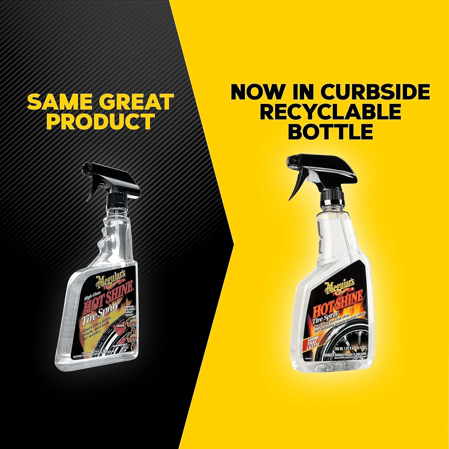 Meguiar's G1224 Hot Shine Tire Spray - 24 Oz Spray Bottle - Image 9