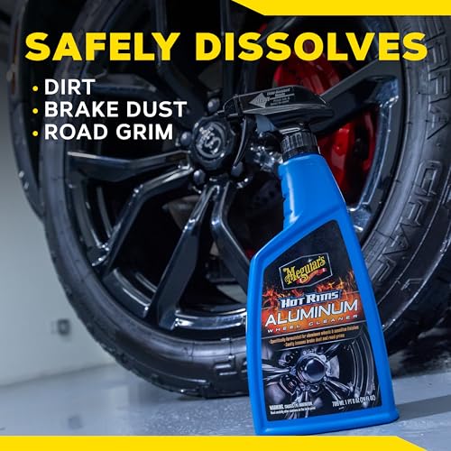 Meguiar's G14324 Hot Rims Aluminum Wheel Cleaner - 24 Oz Spray Bottle - Image 9