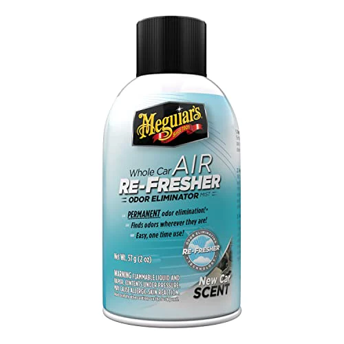 Meguiar's G16402 Whole Car Air Re-Fresher Odor Eliminator Mist, New Car Scent, 2 Fluid Ounces - Image 14