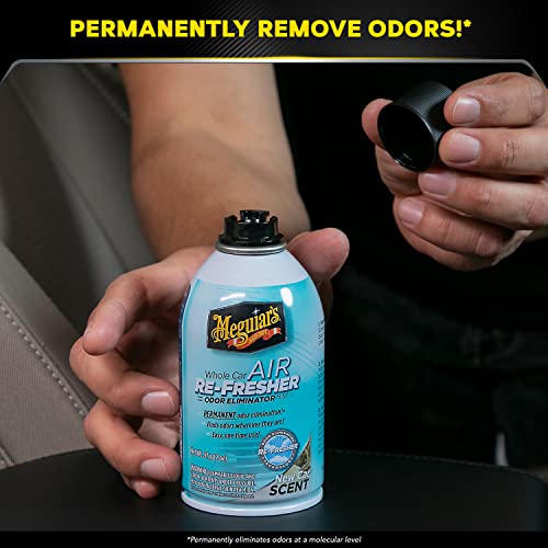Meguiar's G16402 Whole Car Air Re-Fresher Odor Eliminator Mist, New Car Scent, 2 Fluid Ounces - Image 2