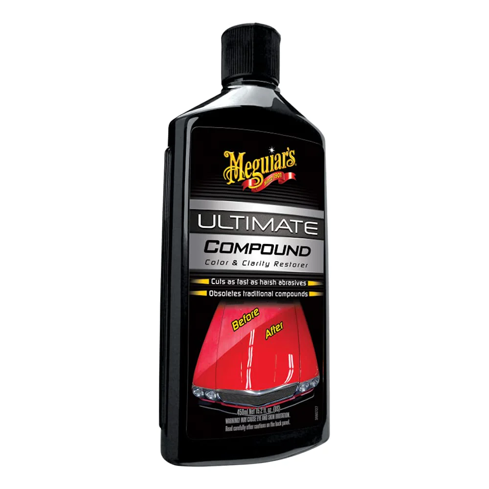 Meguiar's G17216-3PK Ultimate Compound - Fine Zirconia Alumina Abrasive for Metals, Painted Surfaces, Plastics, 15.2 oz (Pack of 3)