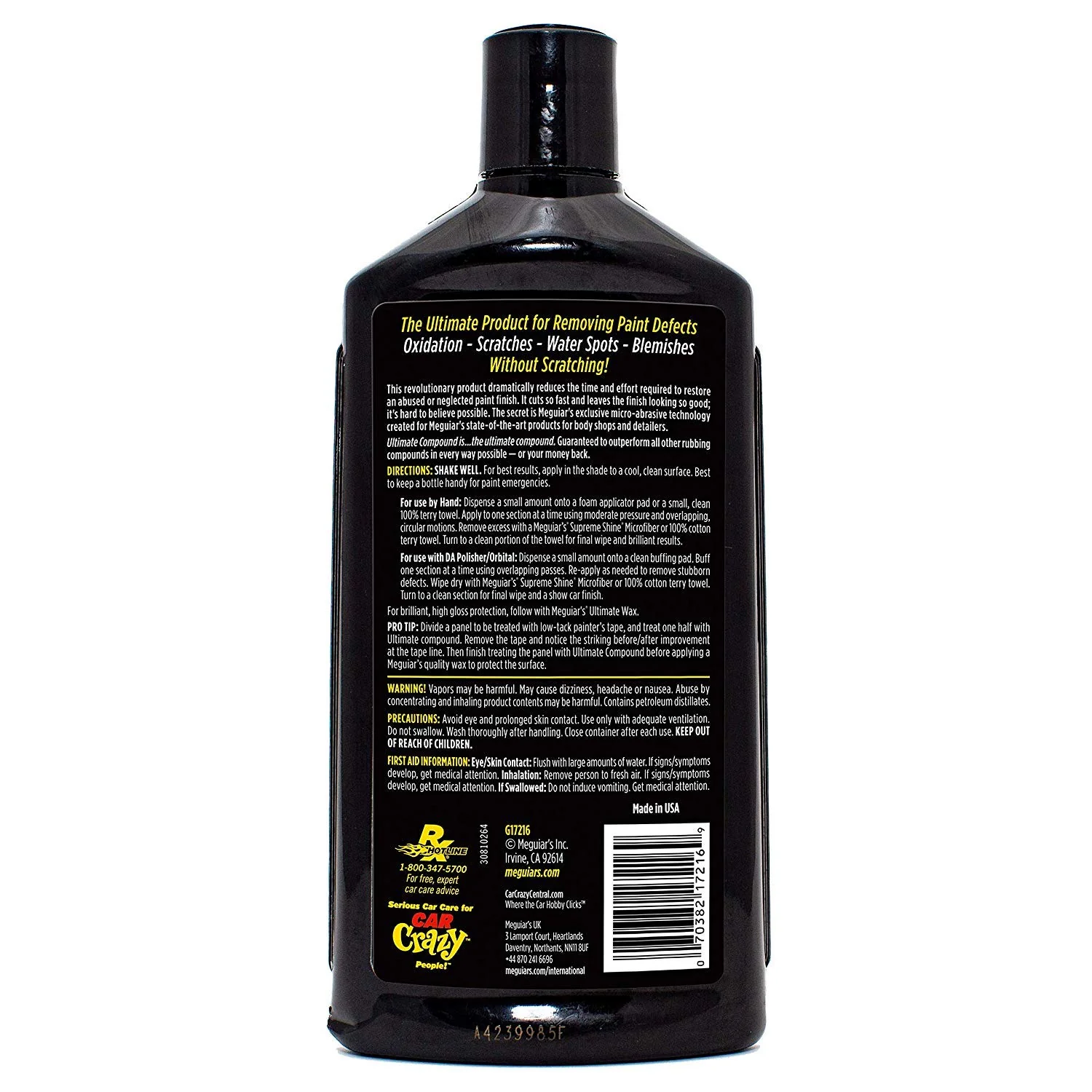 Meguiar's G17216 Ultimate Compound - 15.2 oz. (Pack of 2) - Image 3