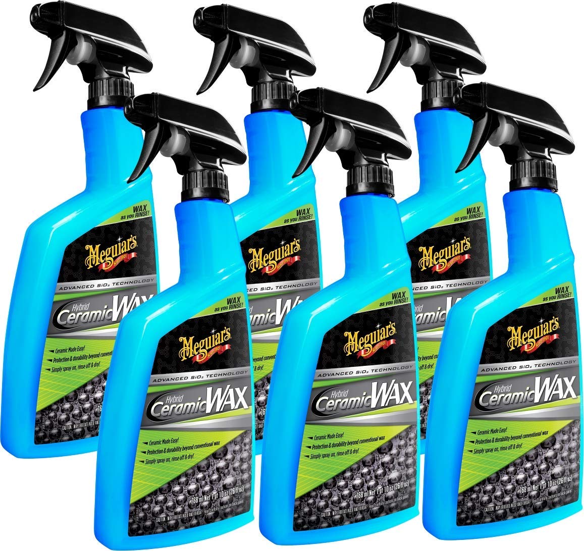 Meguiar's G190526 Hybrid Ceramic Wax, 26 oz (Pack of 6)