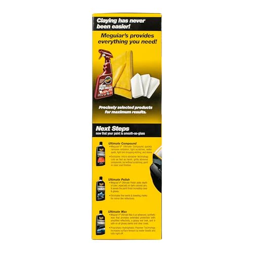 Meguiar's G191700 Smooth Surface Clay Kit, Safe and Easy Car Claying for Smooth as Glass Finish - Image 3