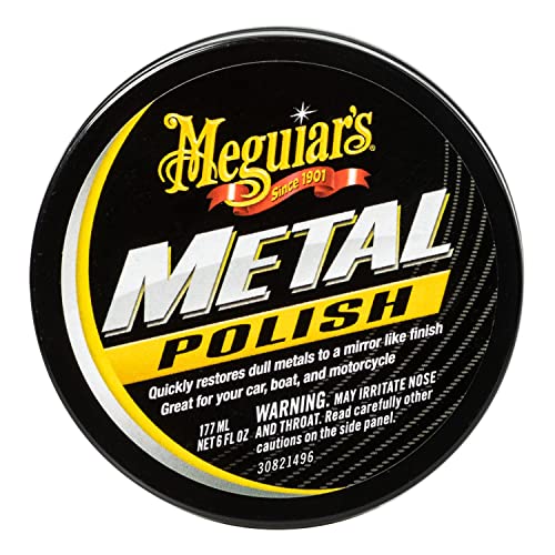 Meguiar's G211606 Metal Polish, Safe for All Uncoated Metals, Removes Stains and Swirls for a Quick and Easy Clean, Restores Shine, Pairs Well with Our Wheel Polisher Tool, 6 Oz - Image 10