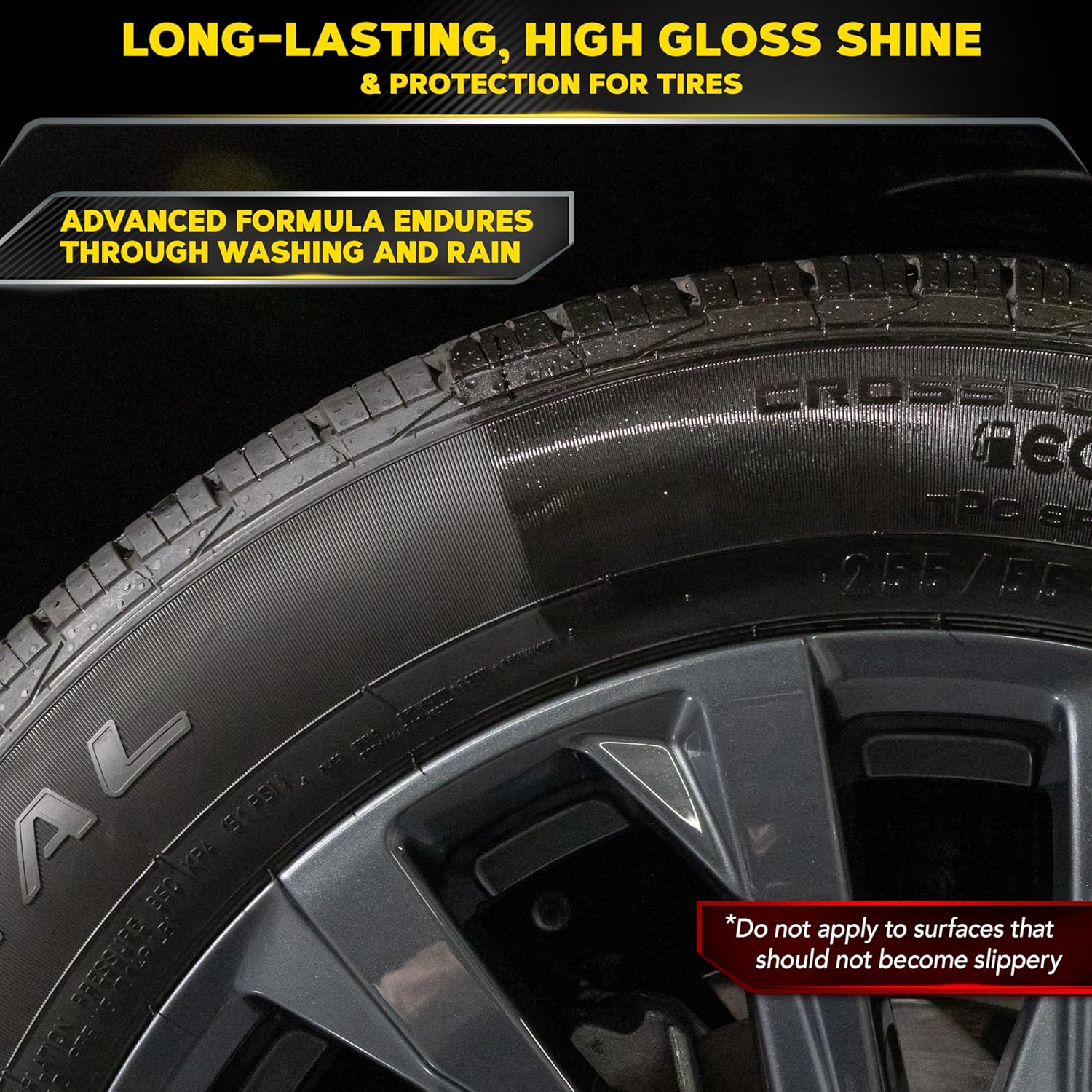 Meguiar's G7516 Endurance Tire Gel, Premium Tire Gel for a Lasting Glossy Shine - 16 Oz Bottle, PURPLE - Image 3