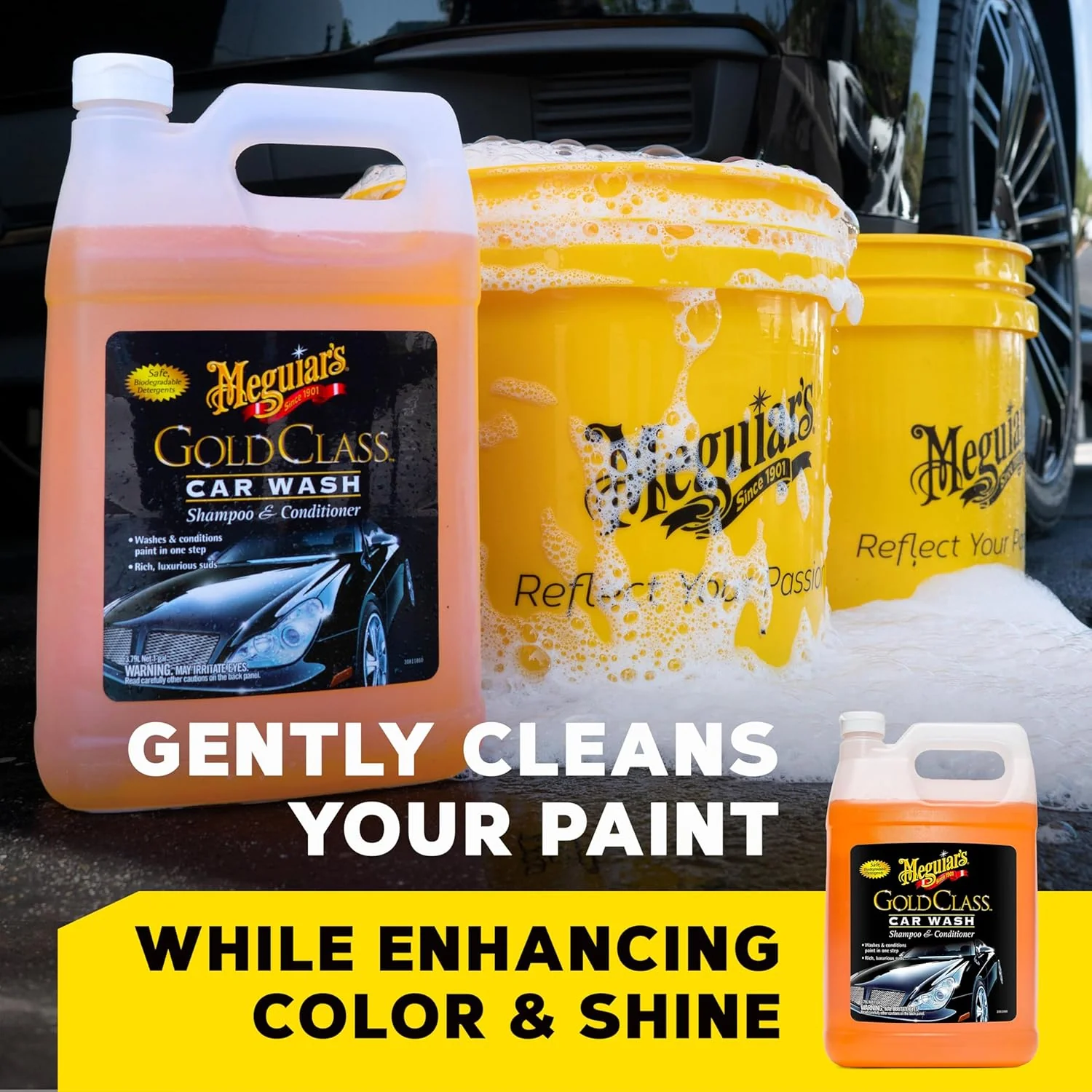 Meguiar's G7101FFP Gold Class Car Wash Foam for Car Cleaning - 1 Gallon, 128 Fl Oz (Pack of 1) - Image 2