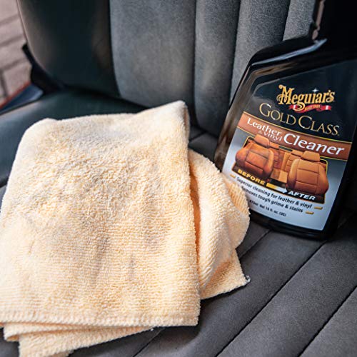 Meguiar's Gold Class Leather & Vinyl Cleaner - Leather and Vinyl Cleaner Formulated for Automotive, Spray Removes Tough Grime & Stains, 16 Oz - Image 8