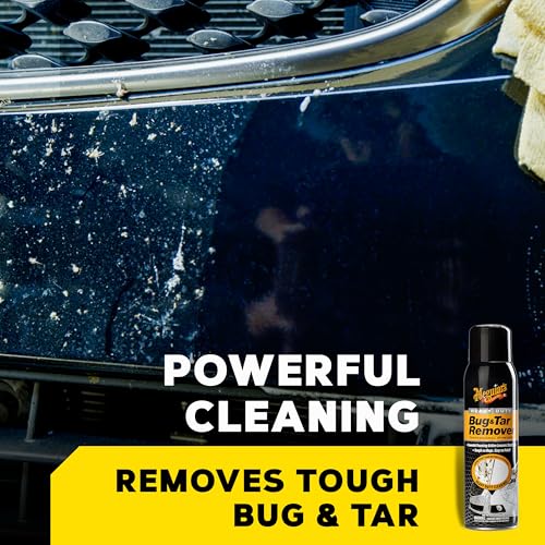 Meguiar's Heavy Duty Bug & Tar Remover - Quick Bug Remover and Tar Remover Spray - Pro Strength Clear Coat Safe Technology with Powerful Foaming Action to Loosen Stuck Bugs, 15 Oz Aerosol - Image 2